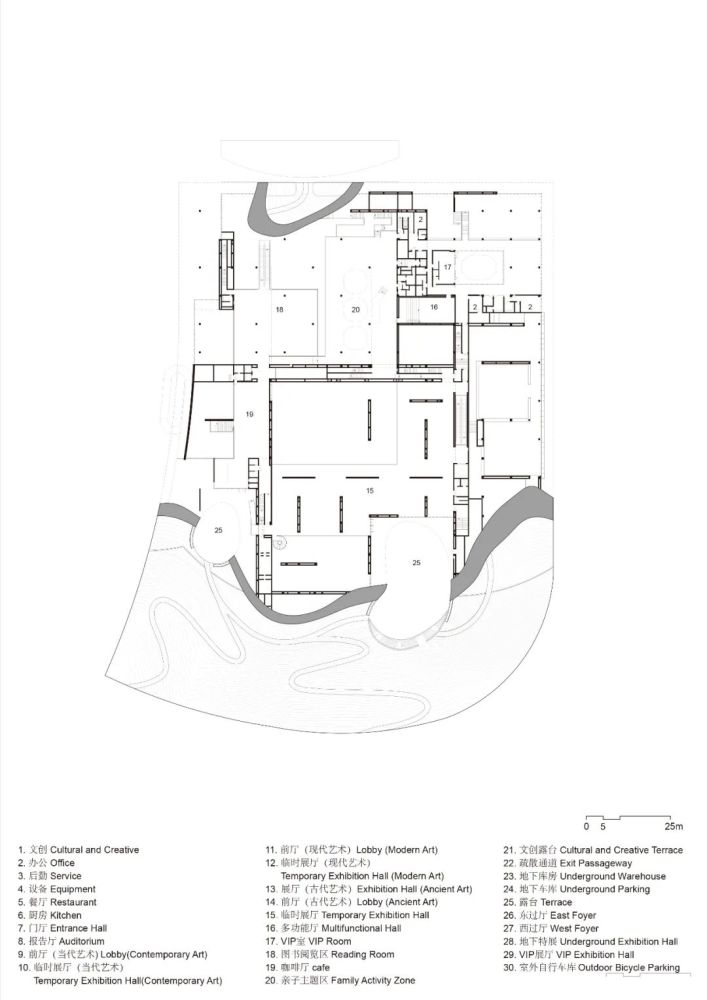 地景建筑武汉琴台美术馆大舍建筑