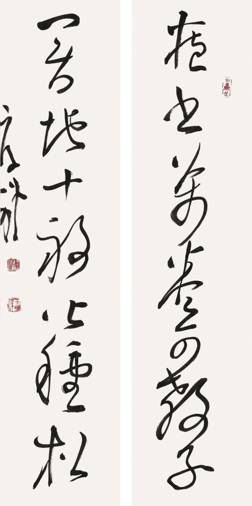 沈门七子王厚祥大草对联专题展联墨