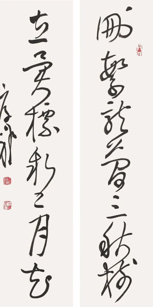 沈门七子王厚祥大草对联专题展联墨