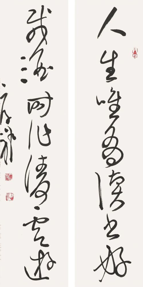 沈门七子王厚祥大草对联专题展联墨