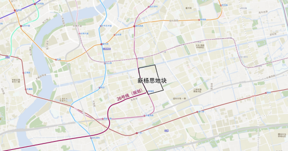 高青路与东明路交叉口处周边)落位26号线站点,根据浦东2035总体规划