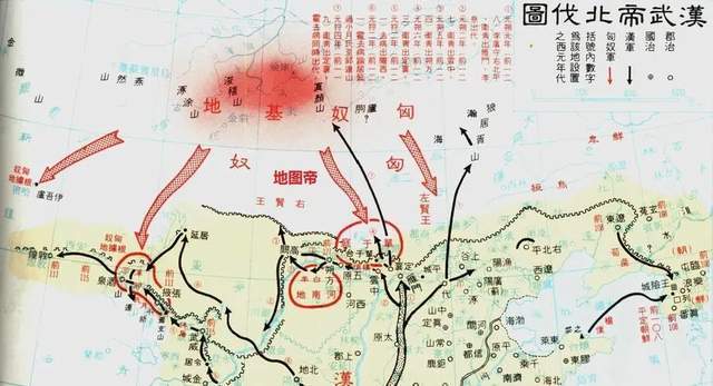 北伐地图狼居胥山是今蒙古国的肯特山,在蒙古国首都乌兰巴托周边.