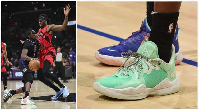17 猛龙vs快船(103:100)杰伦·布朗 adidas t-mac millennium杰森