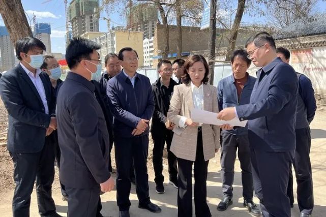 4月18日,静宁县委副书记,县政府县长王蕾带领县教育