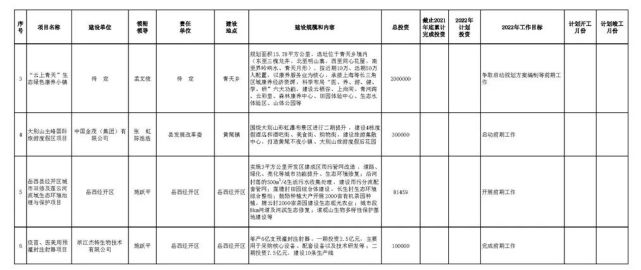 岳西2022年重点项目88个计划投资968290万元