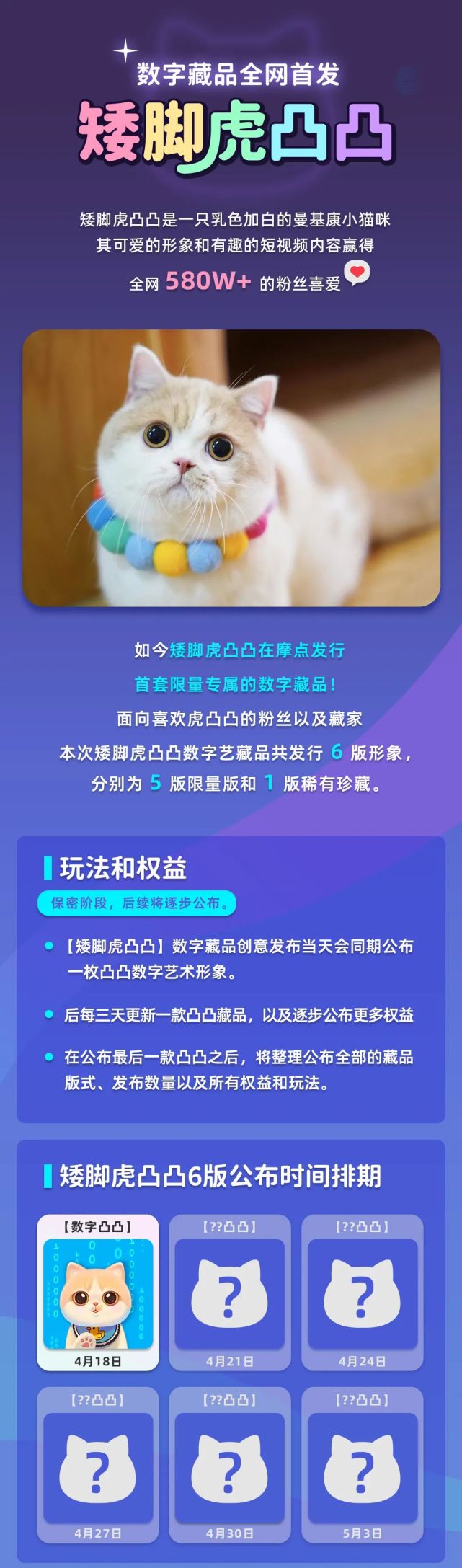 【矮脚虎凸凸】数字藏品全网首发