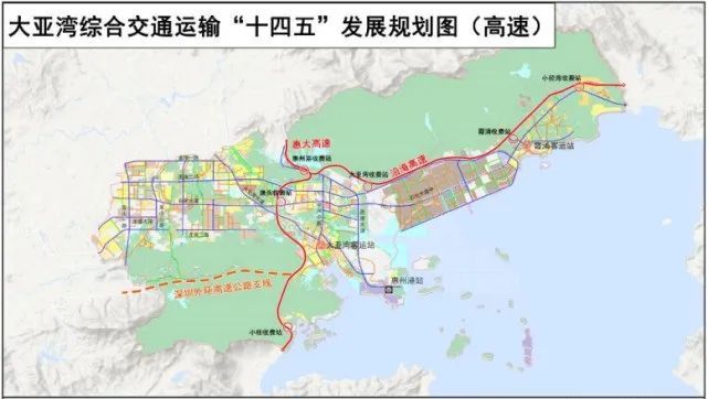 深圳21号线延伸到惠州大亚湾十四五交通规划发布