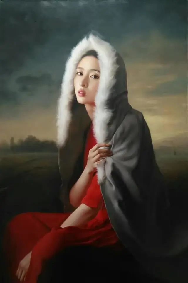 美人绘:绝美油画现代美女,画师王柔