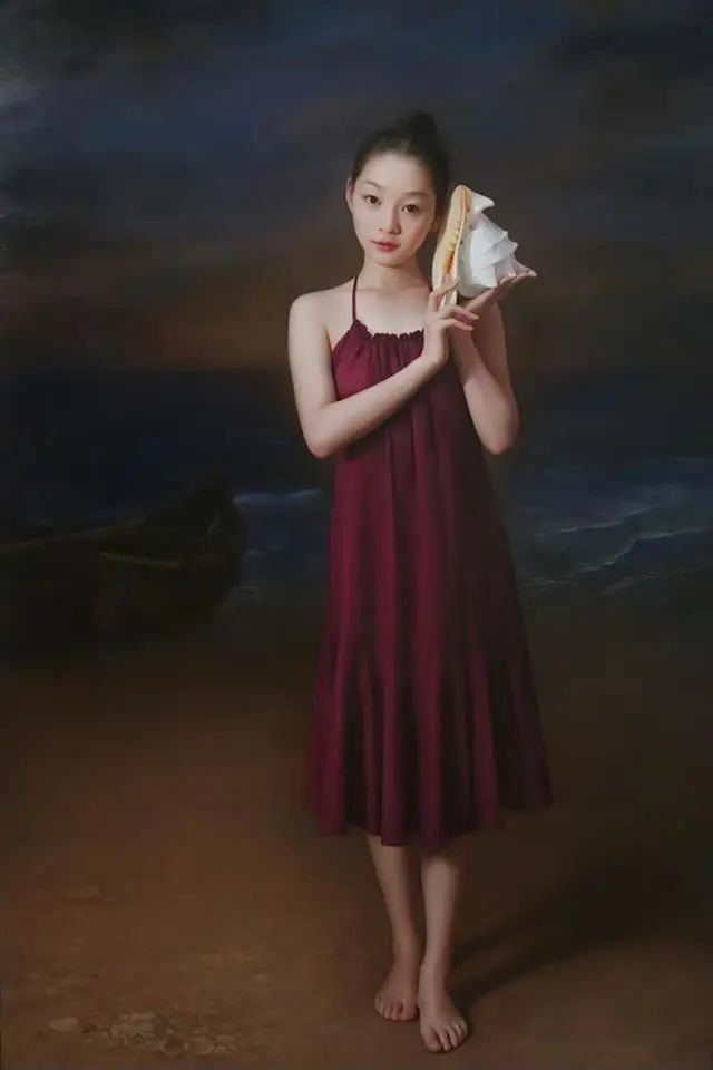 美人绘:绝美油画现代美女,画师王柔