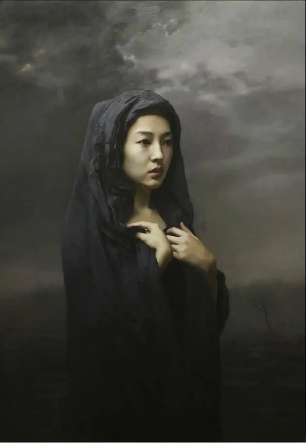 美人绘绝美油画现代美女画师王柔