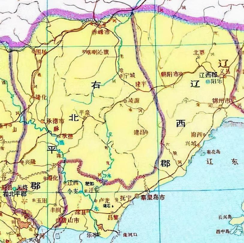 通过地图了解河北省唐山市从古到今的历史变迁