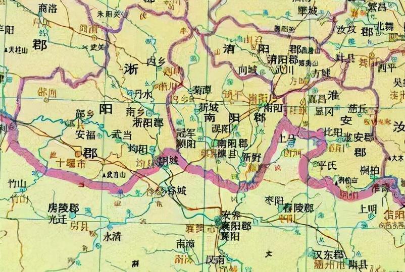 通过地图了解河南省南阳市从古到今的历史变迁