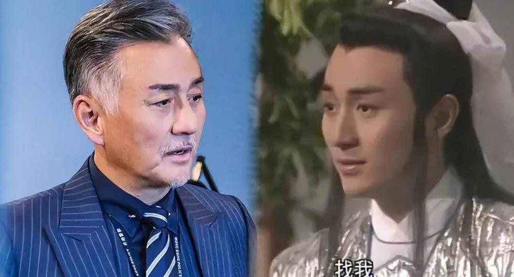 年轻时期的吴岱融,也是风度翩翩的公子哥,颜值非常高,尤其是扮演古装