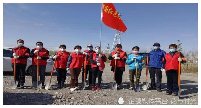 甘肃酒泉:植树造林 美化家园 造福子孙后代