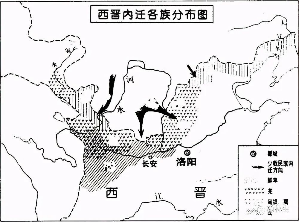 西晋的短命国祚半个世纪就被匈奴所灭皇帝无能分封误国