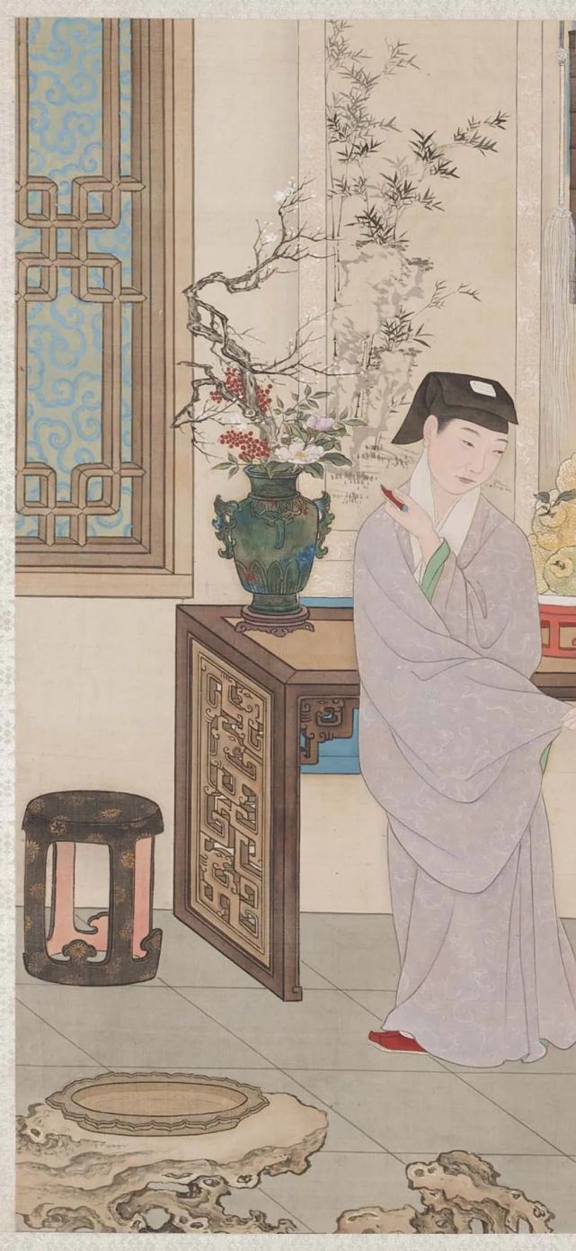 古人家常图记《燕寝怡情》图册赏析