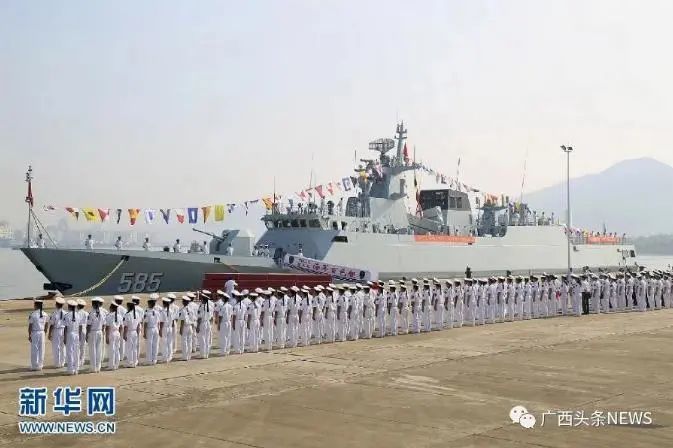 厉害了我们的广西舰百色舰