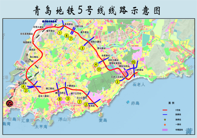 青岛地铁5号线,4号线,2号线二期传来新进展