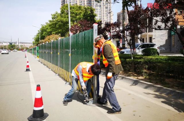 我县即日起对建材街至马河北路实施人行道提升改造