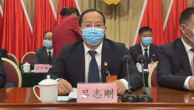 区领导吕志刚,杜勇,徐大鹏,李延涛,宋通,吕志荣,陈安民,范森,宋中印