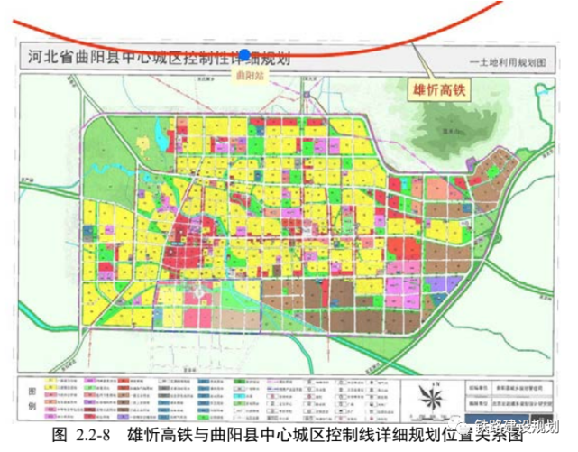 阜东新城道路距离约3km,车站中心里程为dk129 570,上行距离曲阳站42