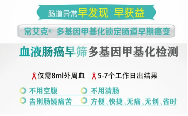 "常艾克"肠癌新型分子标志物现在你可以选择用一管血揭露你的肠道健康