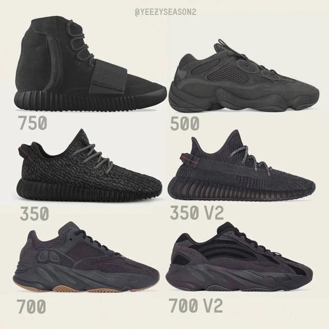 黑色初代 yeezy 350 明年回归!