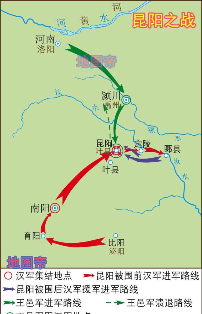 昆阳大战王莽40多万兵为何败给不足万人的刘秀一方
