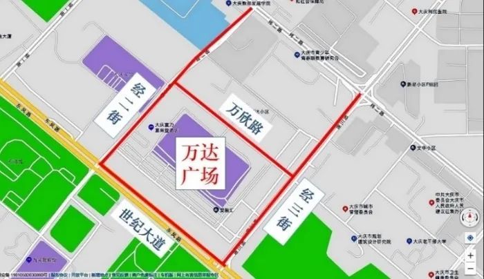 大楼让胡路万达广场让胡路昆仑唐人中心龙凤商贸城end来源:大庆日报