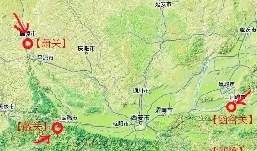 高地形所包围,它的南侧是秦岭(中国南北方分界线,北侧是渭北高原地带