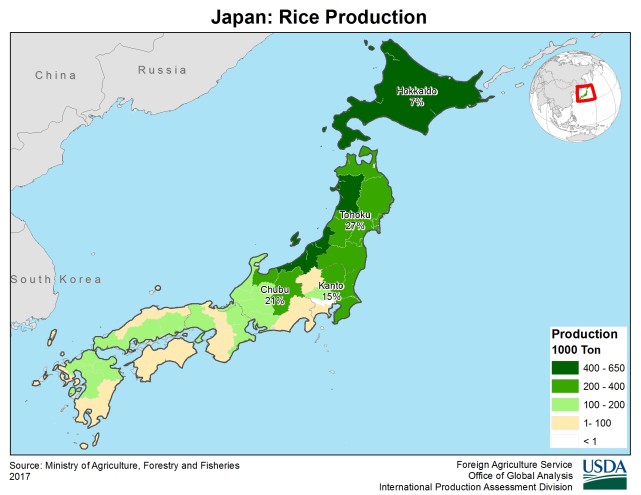 日本的水稻亩产量是多少?与中国相比有哪些优势?