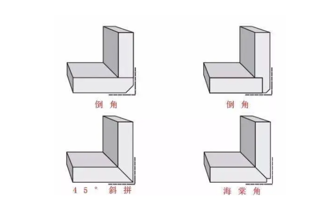 注意的是在吊顶的时候板子对接的问题,比如平面对接要使用八字角对接