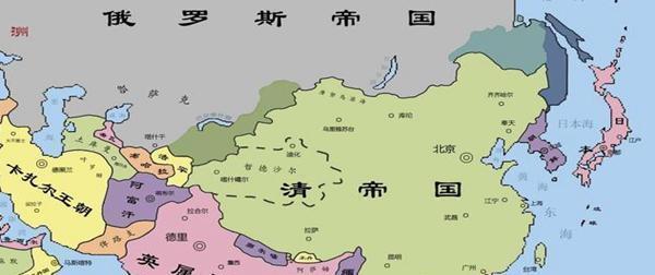 19世纪下半叶, 随着国际局势风云变幻, 以天朝上国自居的满清政府被