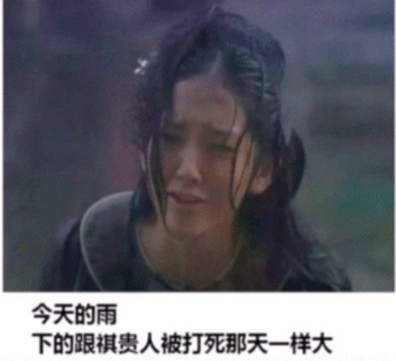 表情包今天的雨好大表情包