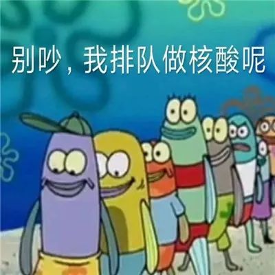 沙雕表情包集合别吵我排队做核酸呢