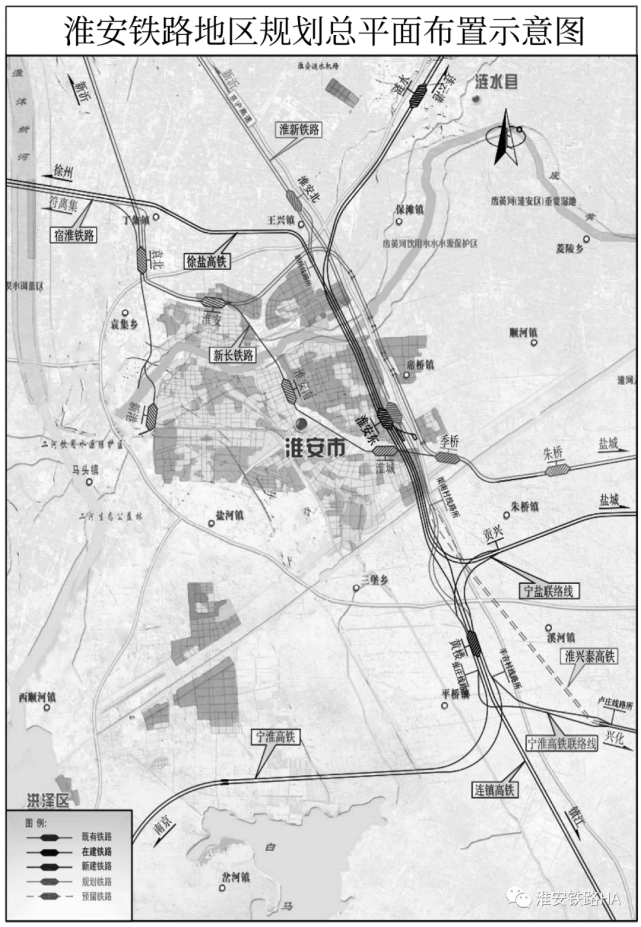 宿淮铁路,徐宿淮盐铁路,连淮扬镇铁路,宁淮铁路,淮新铁路,淮兴泰铁路