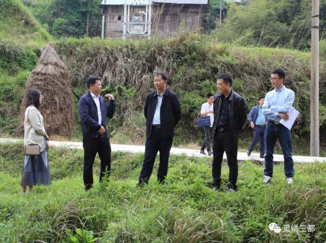 潘选到三都开展巡河工作