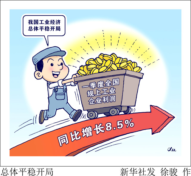 图表漫画经济总体平稳开局