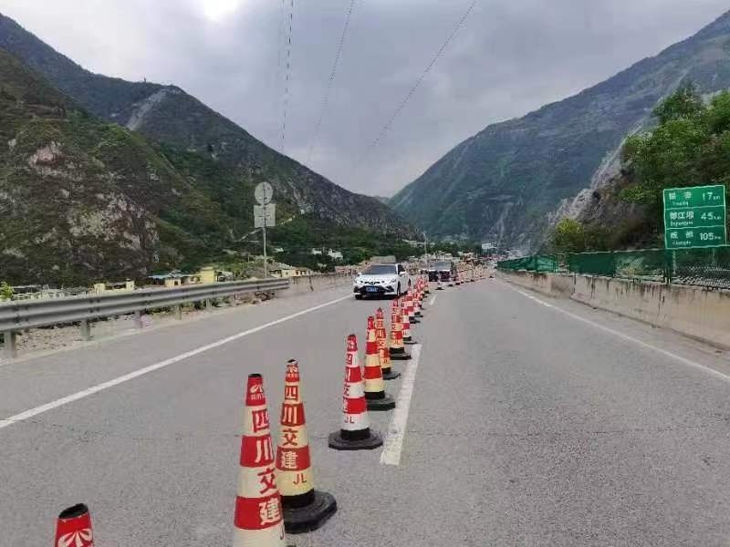 都汶高速817泥石流灾害处治工程完工灾损段今日恢复双向通行
