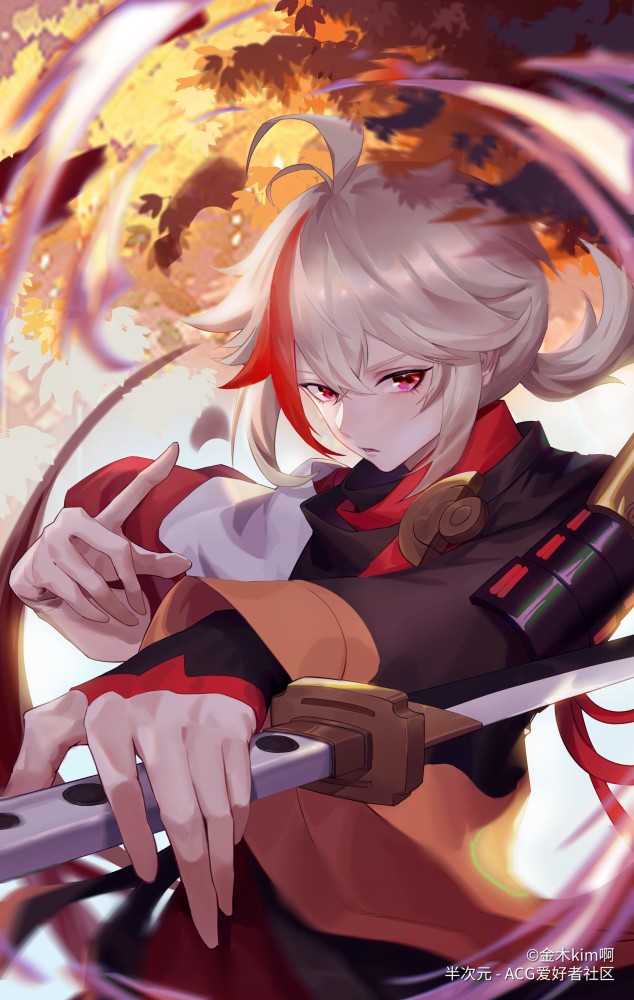 原神 枫原万叶 高清壁纸_腾讯新闻