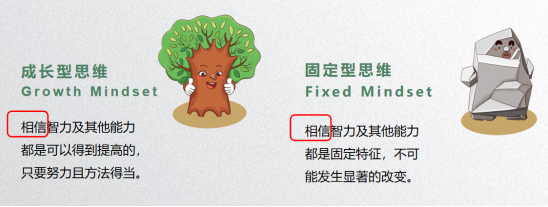 这类研究中,如果相信智力可以后天改变,就被称作成长型思维,而认为人