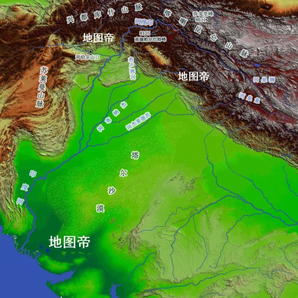 印度河在巴基斯坦