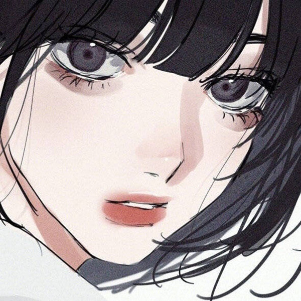 动漫插画女头像系列