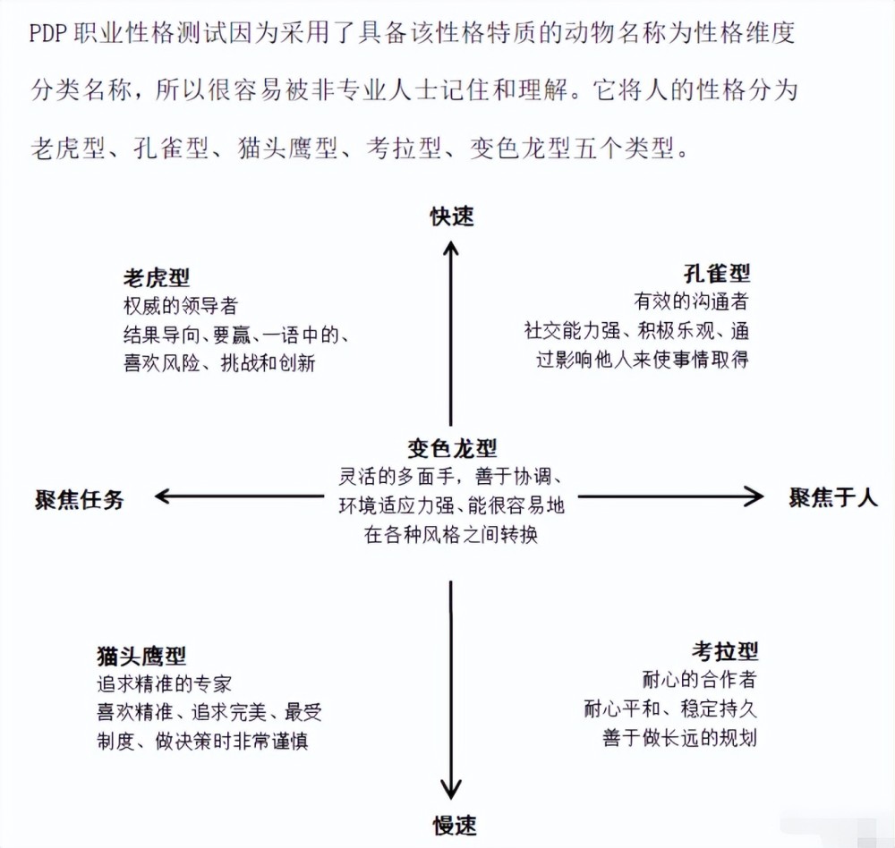 pdp性格测试你是老虎孔雀考拉还是猫头鹰变色龙