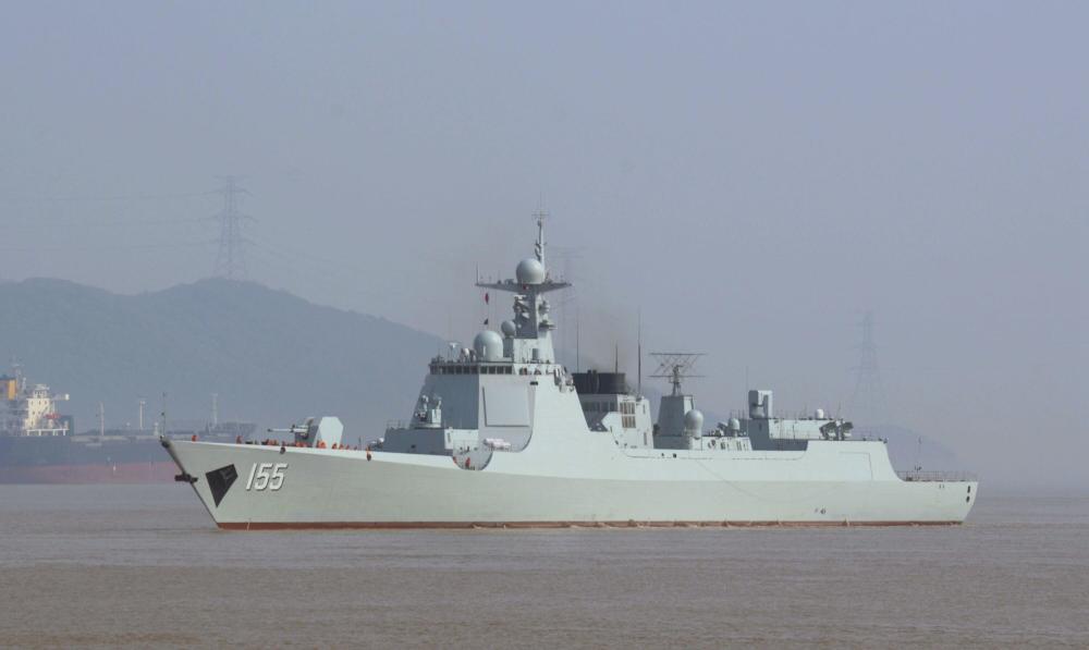 无锡舰亮相江苏已有4驱7护总吨位高达13万吨实力超越黑海舰队