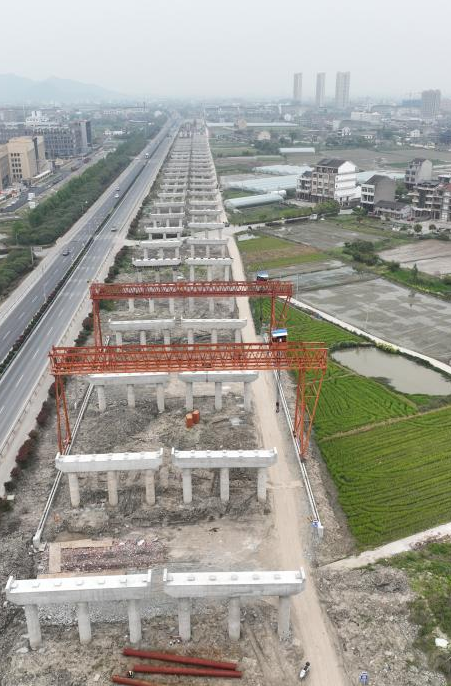 甬台温高速至沿海高速温岭联络线建设进行时!看进度