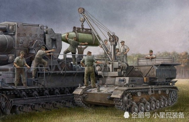 比起同计划推出的另一款重武器古斯塔夫超重型铁道炮,卡尔臼炮从进入