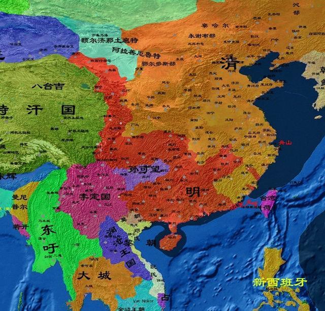明朝不割地不赔款那明朝的领土咋越来越小都去哪了