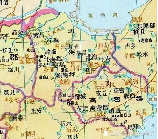 通过地图了解山东省潍坊市从古到今的历史变迁