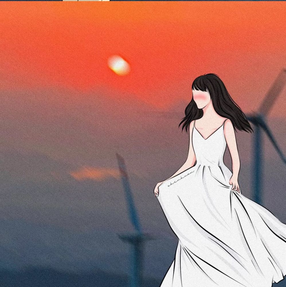 情头年少是夕阳张扬的弥漫天边青春是黄昏落幕中还有希望